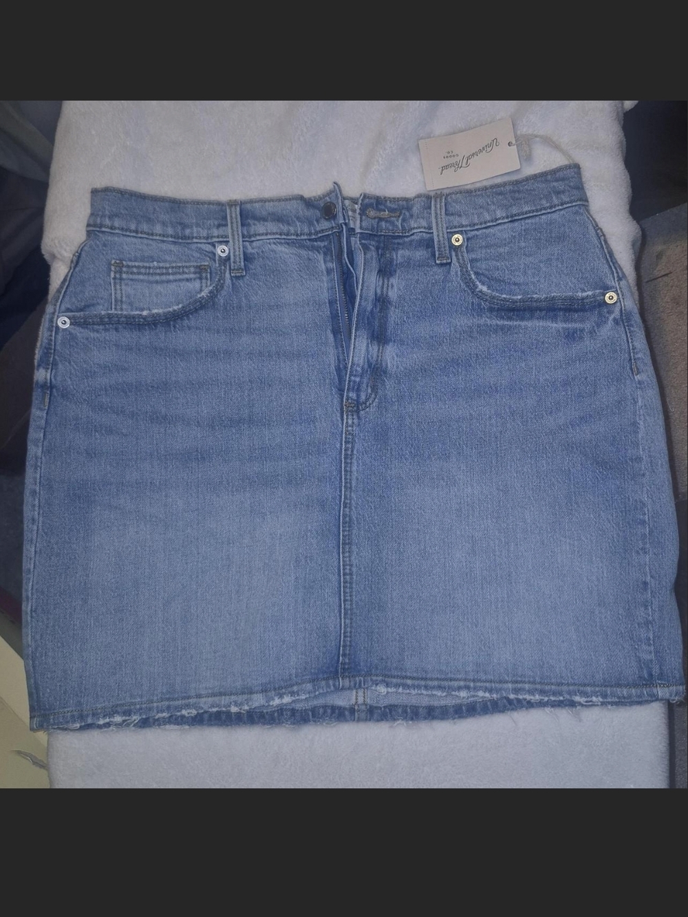 Universal Thread Light Blue Denim Mini Skirt